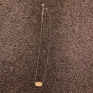 Kendra Scott Rose Gold with White Sparkle Stone